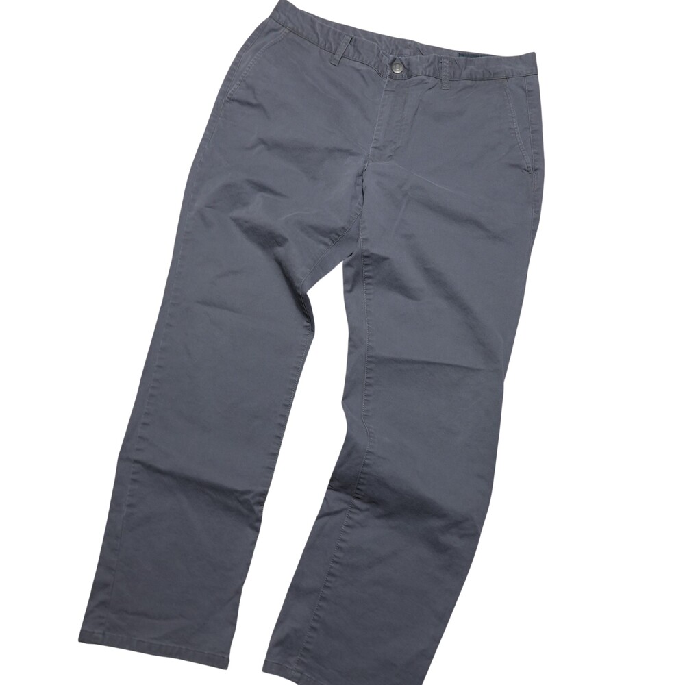 Bonobos Pants Mens 34x30 Gray Chino Slim Fit Stretch Casual Business Office